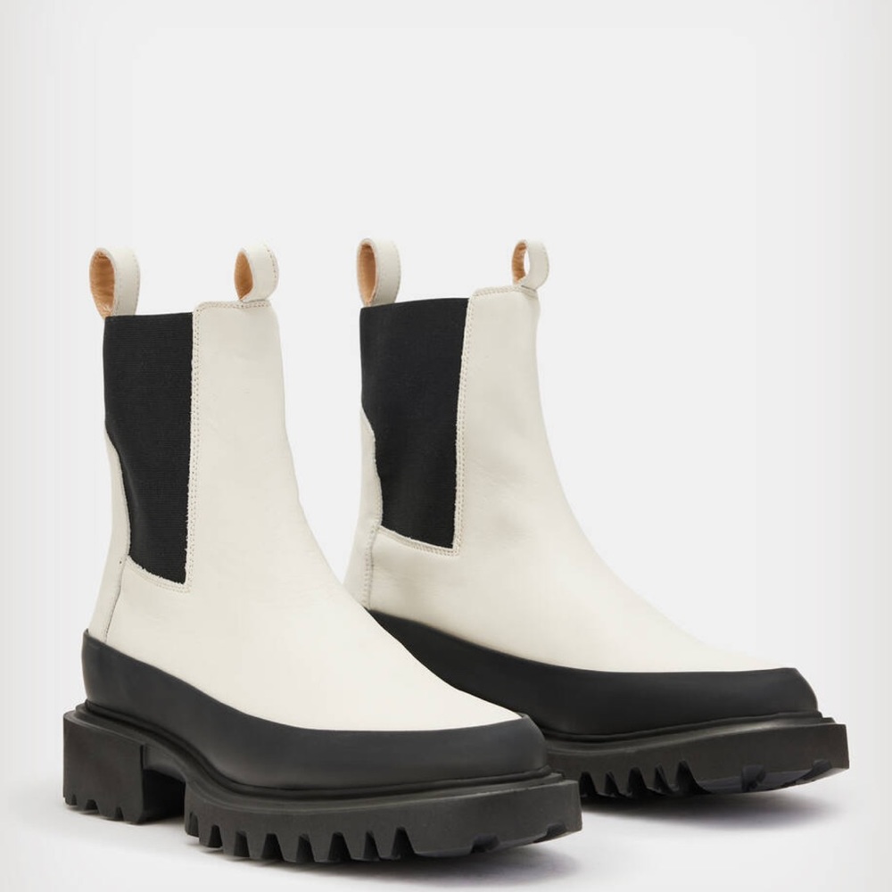 All Saints Harlee Chunky Sole Leather Boots